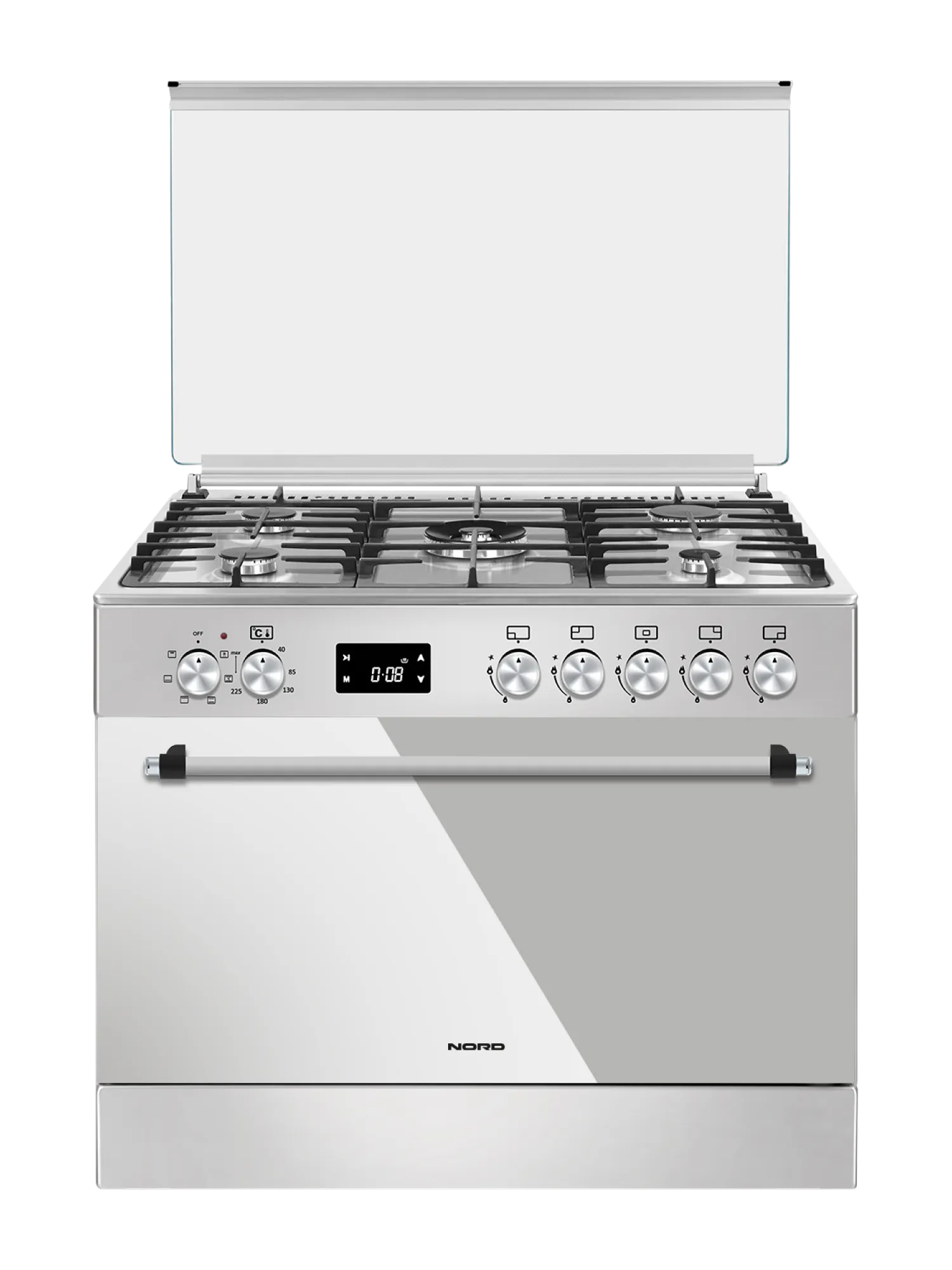 Плита газоэлектрическая NORD GE 9065 X - Сделано в России (Made in Russia)