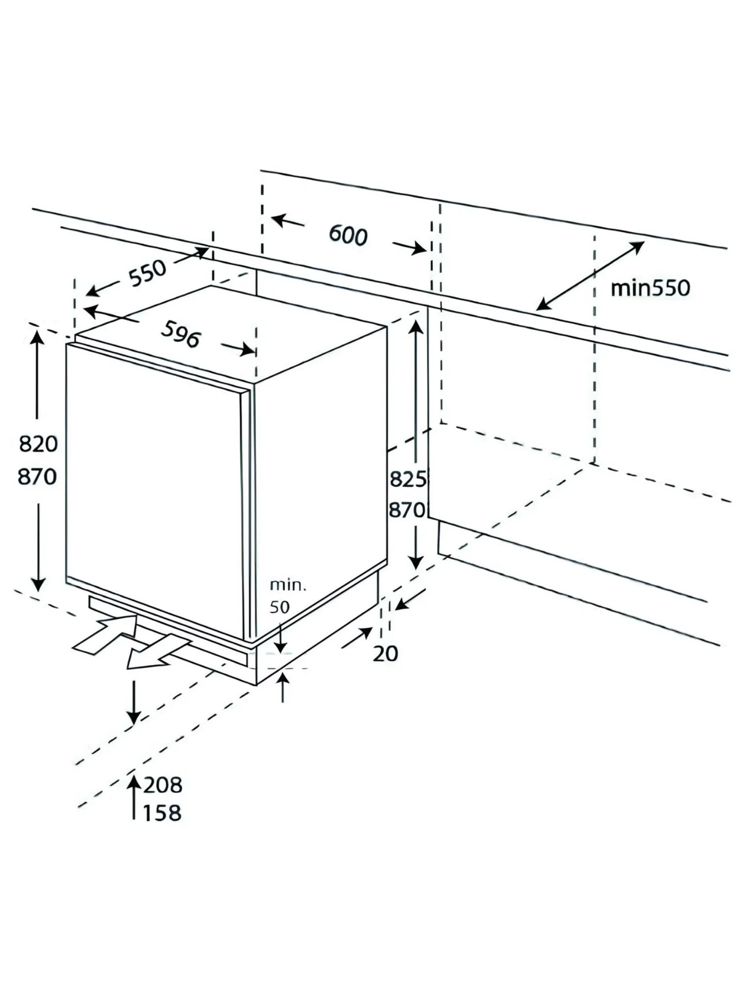  Встраиваемый холодильник NORDFROST NRB 150 W