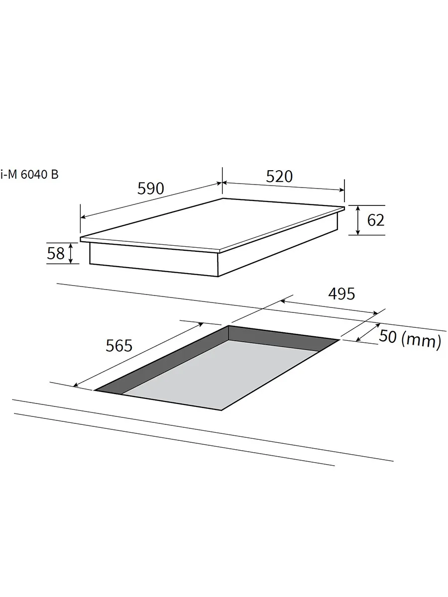  Варочная поверхность NORDFROST i-M 6040 B
