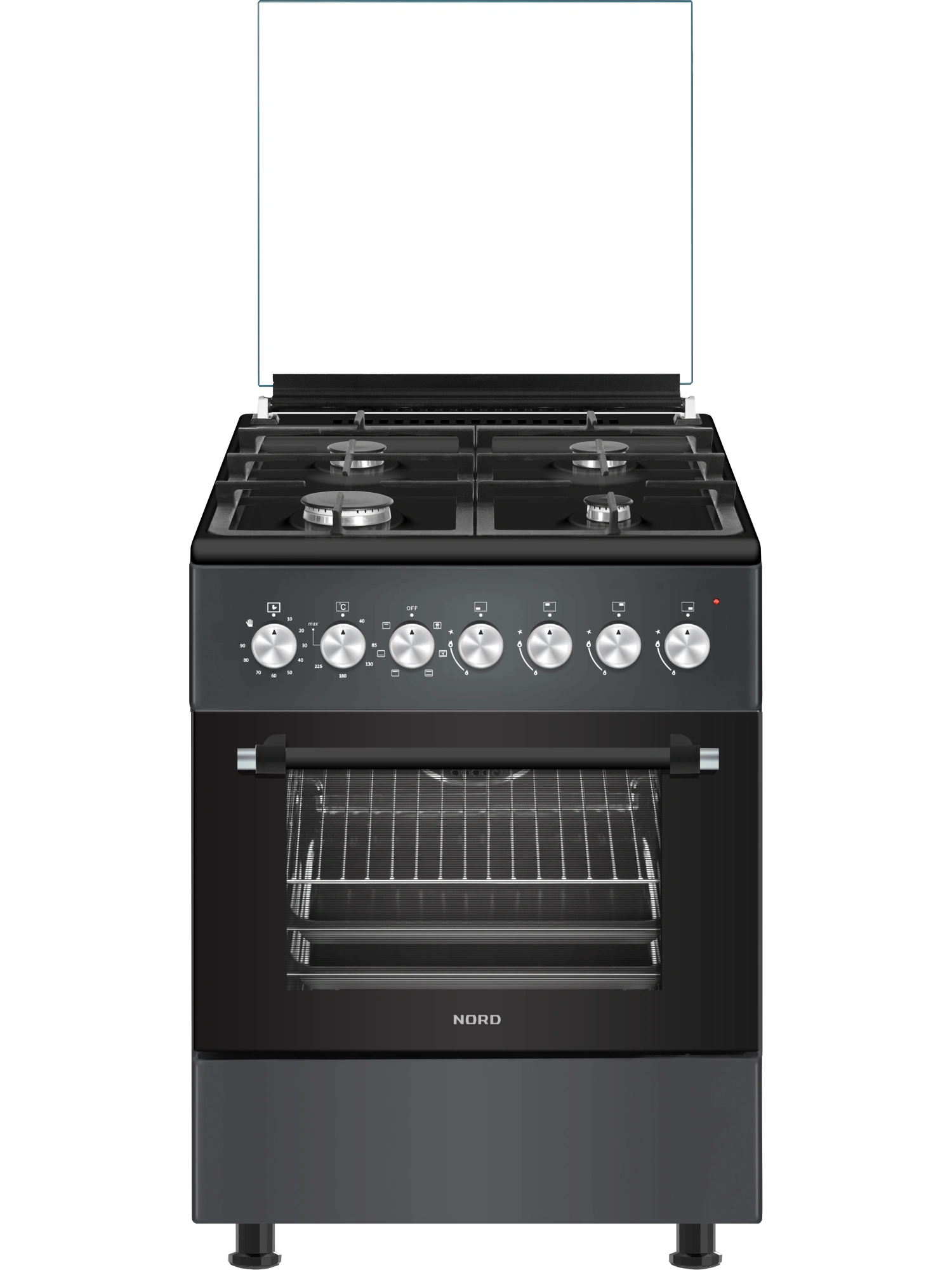 Плита газоэлектрическая NORD GE 6064 Gd - Сделано в России (Made in Russia)