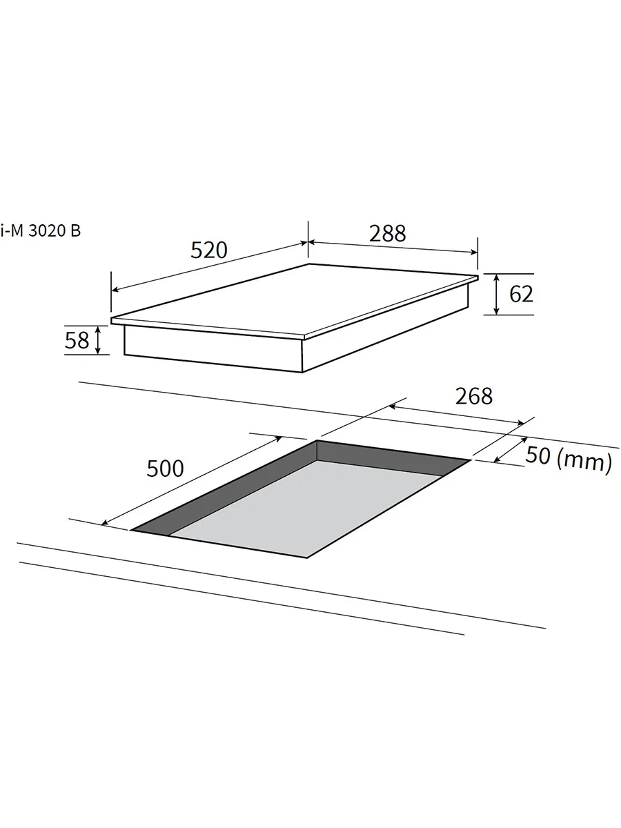  Варочная поверхность NORDFROST i-M 3020 B