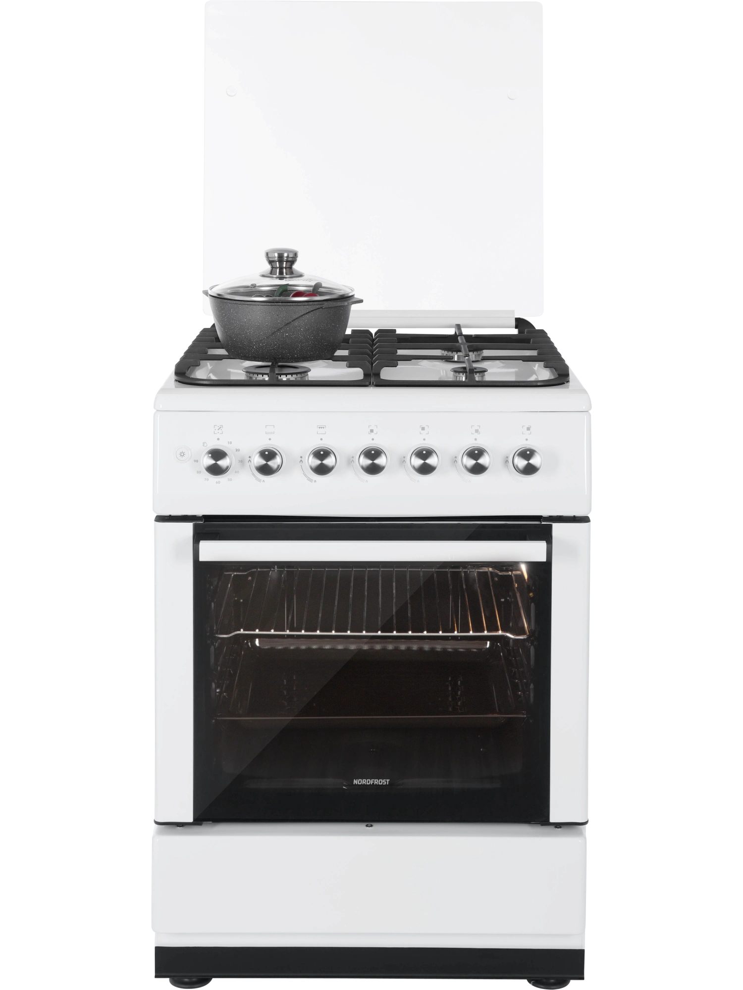  Плита газовая NORDFROST GG 6062 W