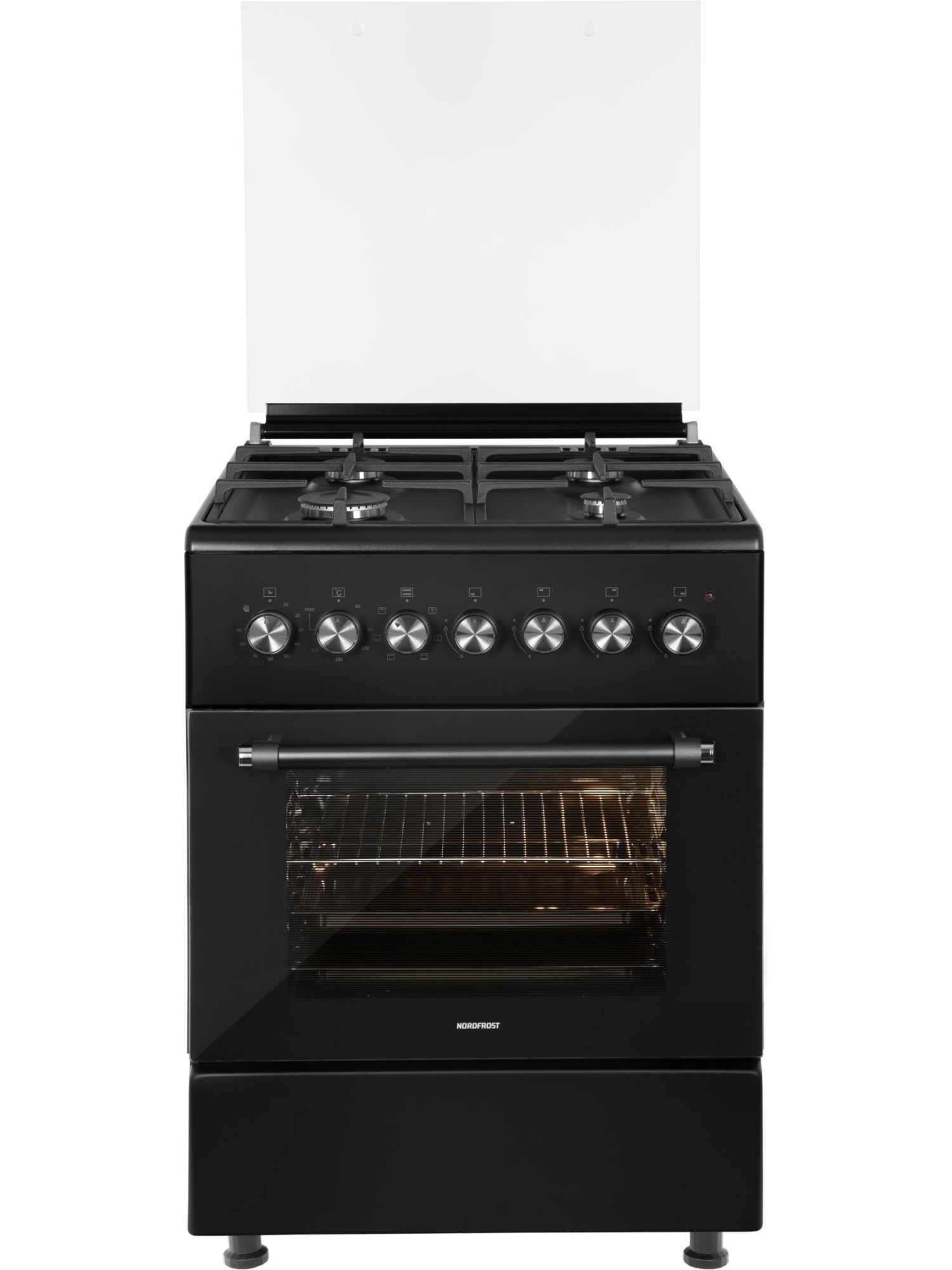 Плита газоэлектрическая NORDFROST GE 6064 B - Сделано в России (Made in Russia)