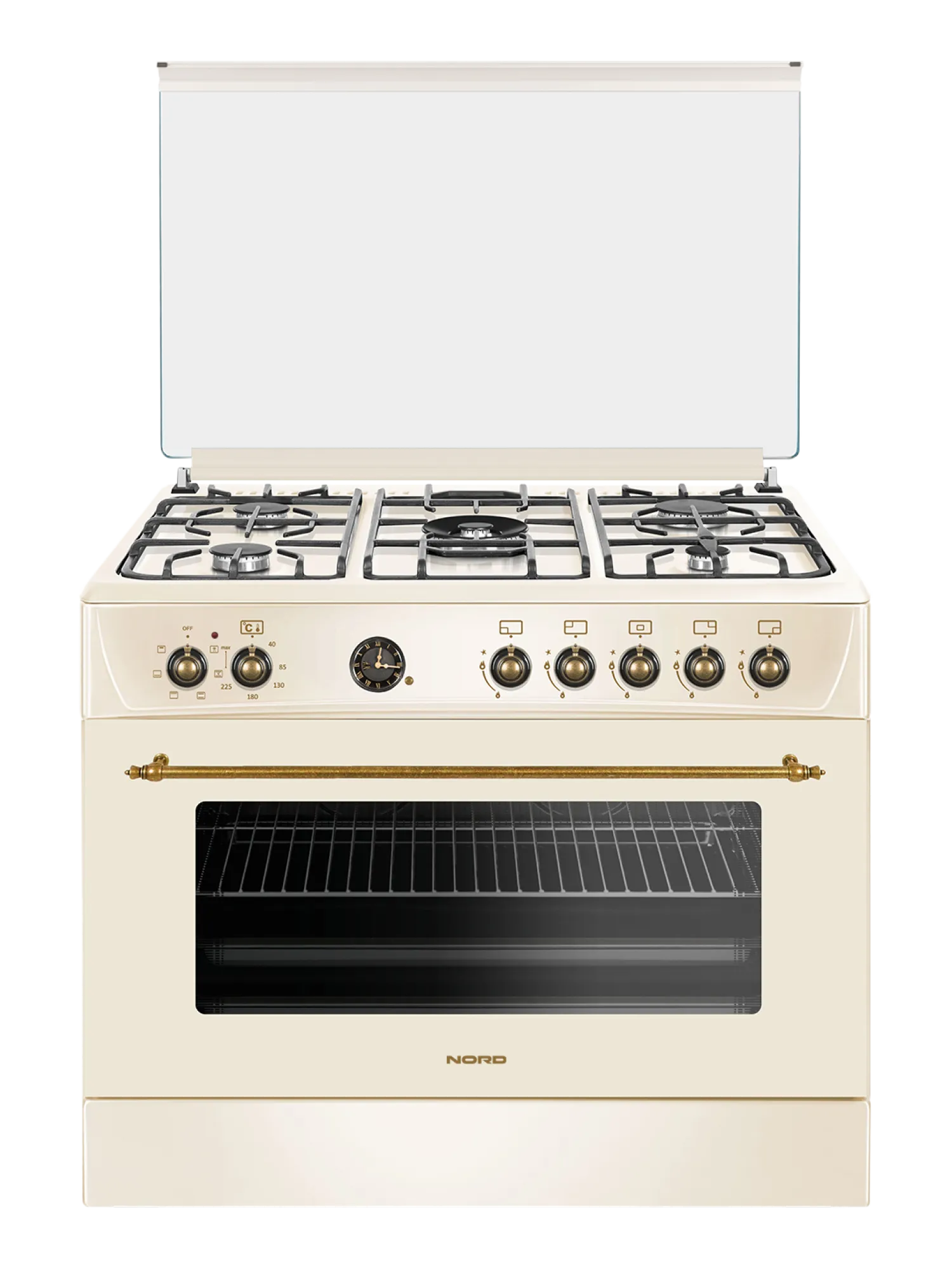 Плита газоэлектрическая NORD GE 9064 YR - Сделано в России (Made in Russia)