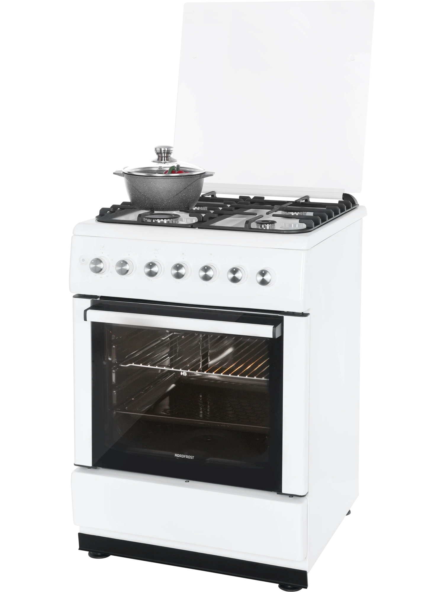  Плита газовая NORDFROST GG 6062 W