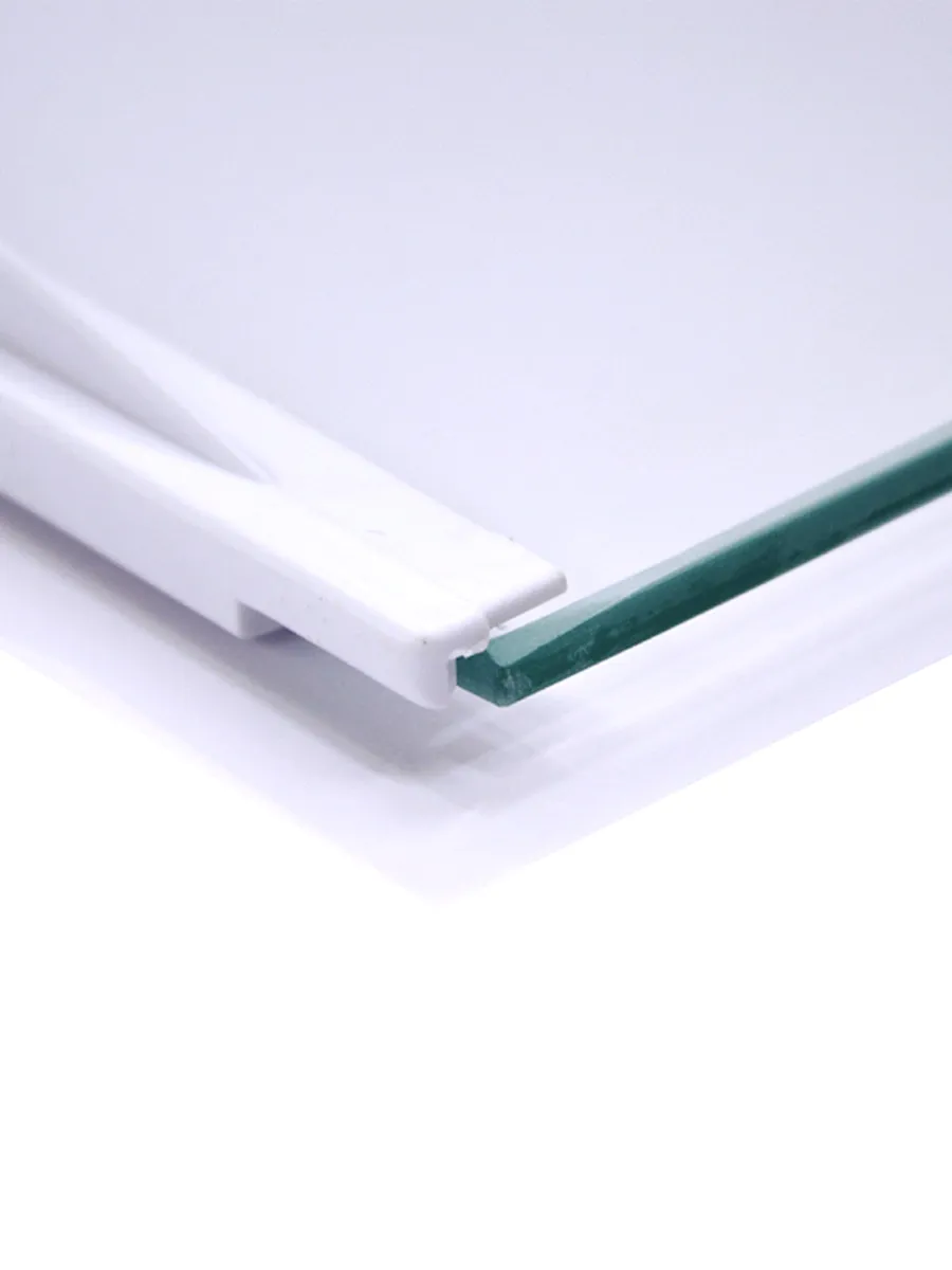  Полка стекло основная (без фиксатора), набор 2 шт