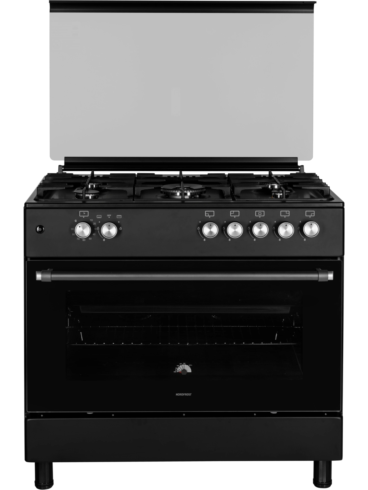 Плита газовая NORDFROST GG 9064 B - Сделано в России (Made in Russia)