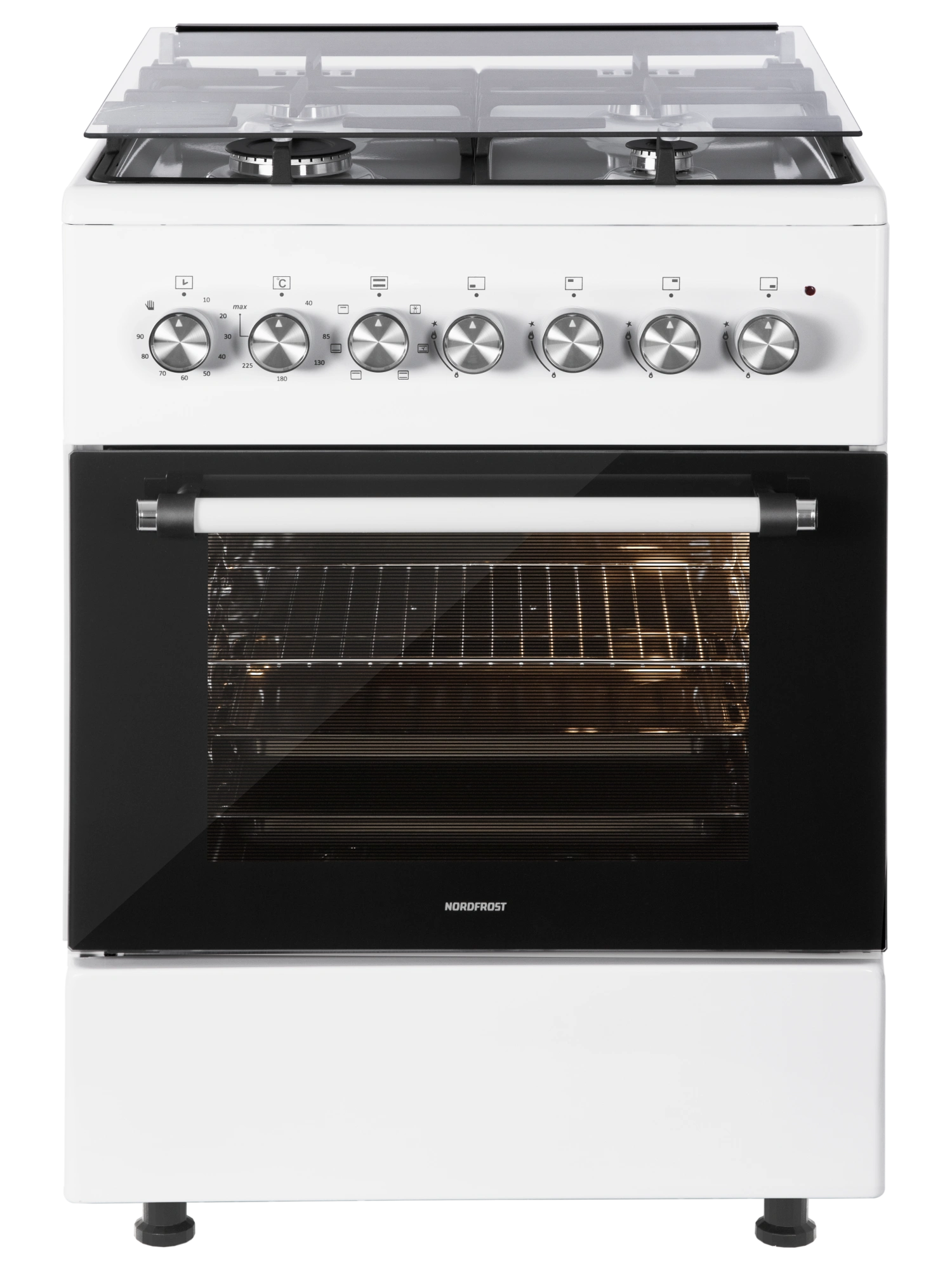  Плита газоэлектрическая NORDFROST GE 6064 W