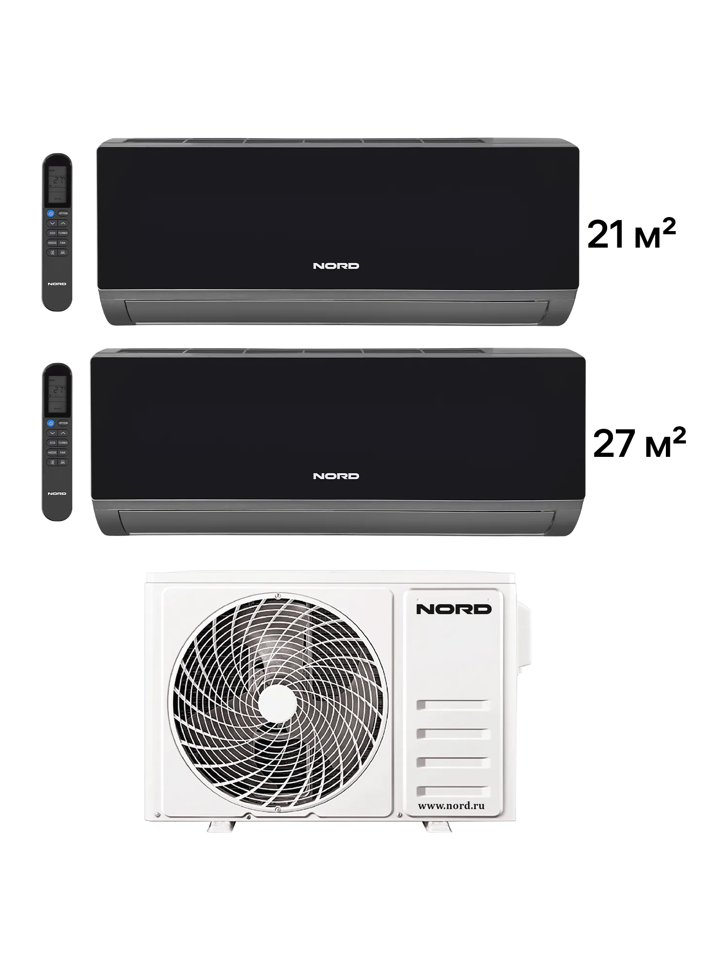 Мульти сплит-система NORD iM 79 BL - Сделано в России (Made in Russia)