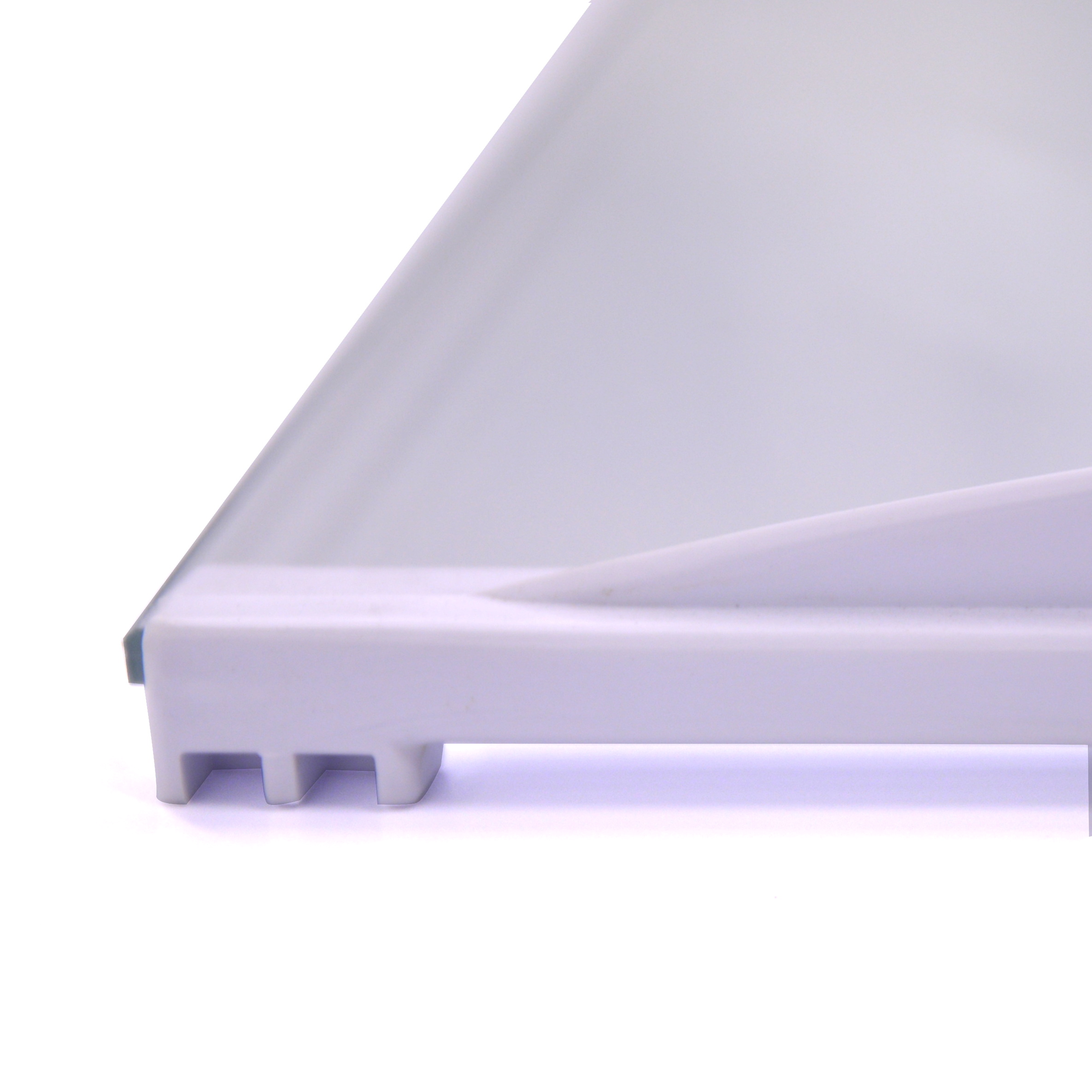  Полка стекло основная (с фиксатором)