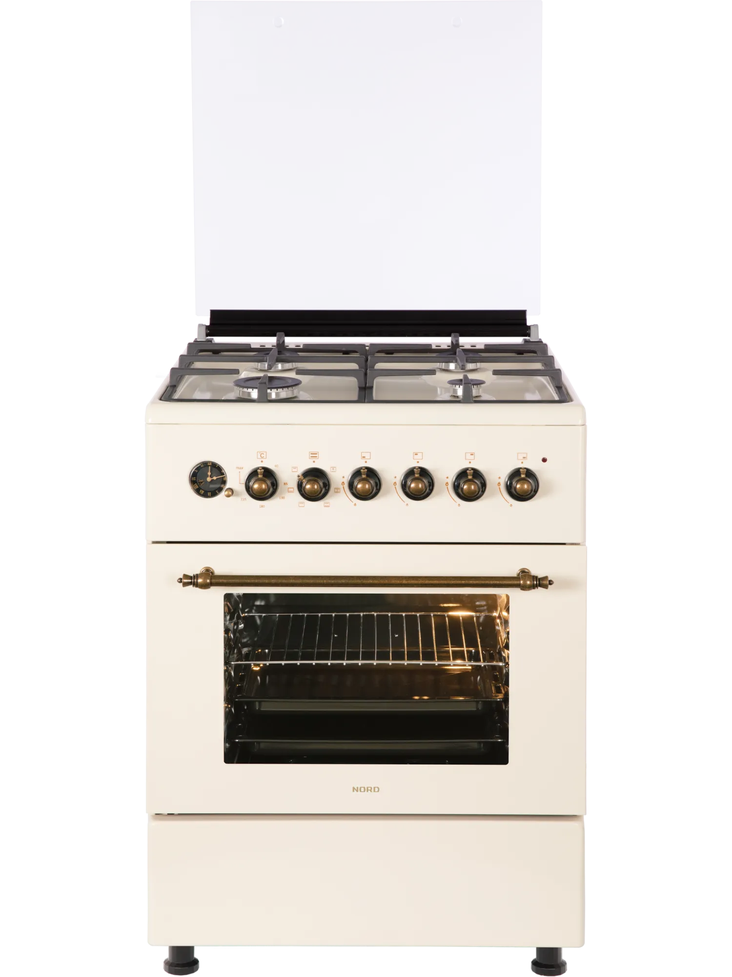 Плита газоэлектрическая NORD GE 6064 YR - Сделано в России (Made in Russia)