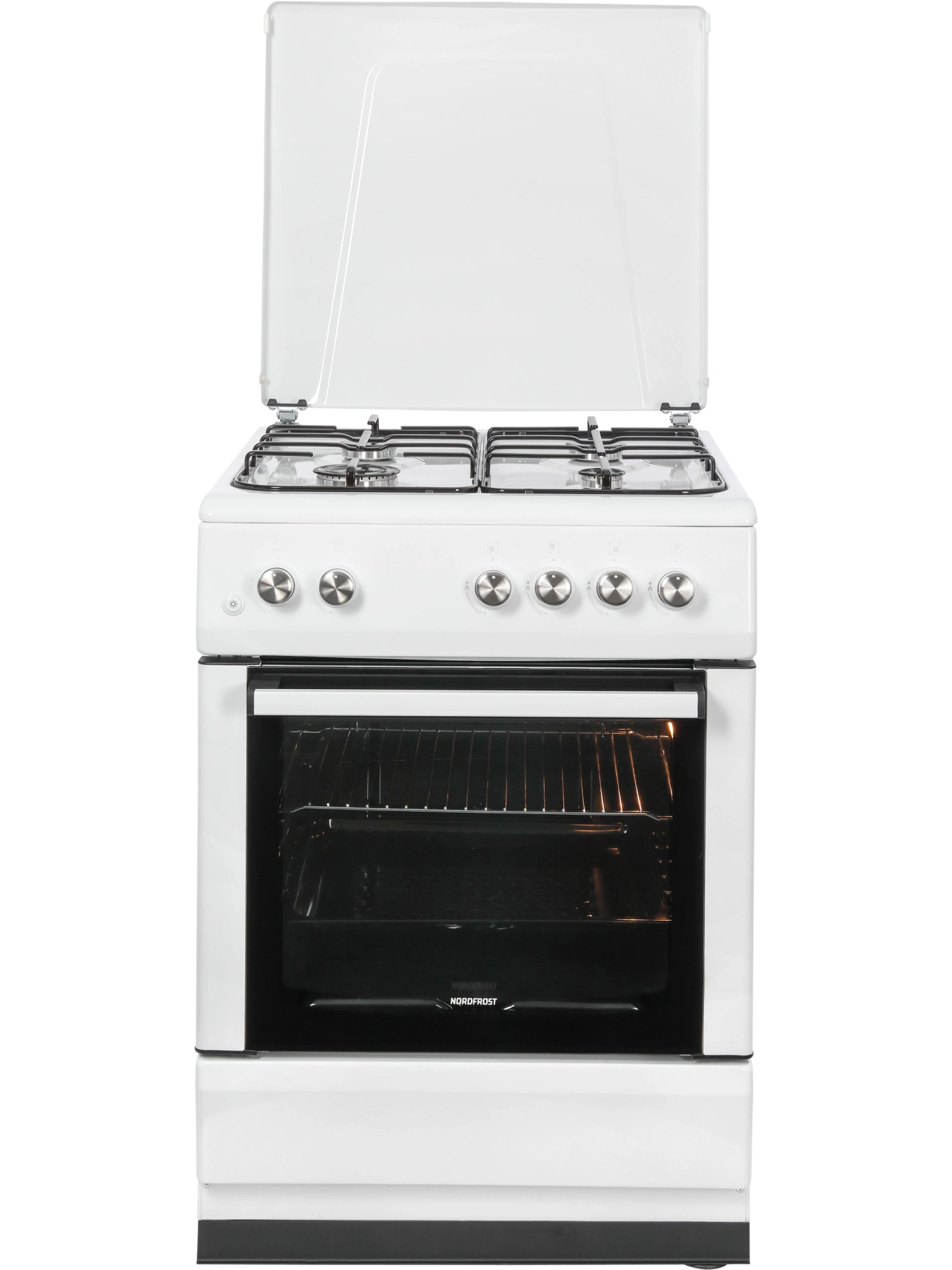 Плита газовая NORDFROST GG 6061 W - Сделано в России (Made in Russia)