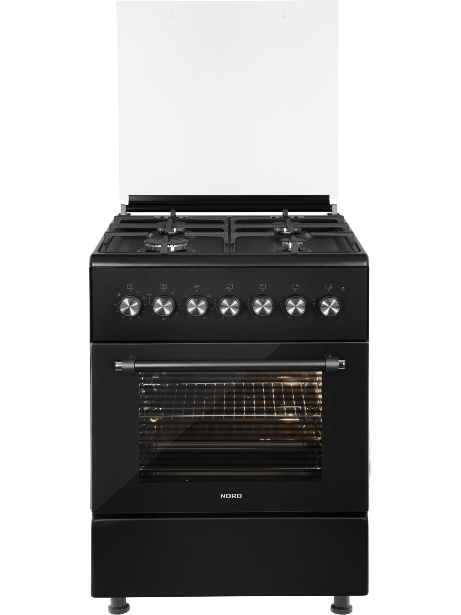 Плита газоэлектрическая NORD GE 6064 B - Сделано в России (Made in Russia)