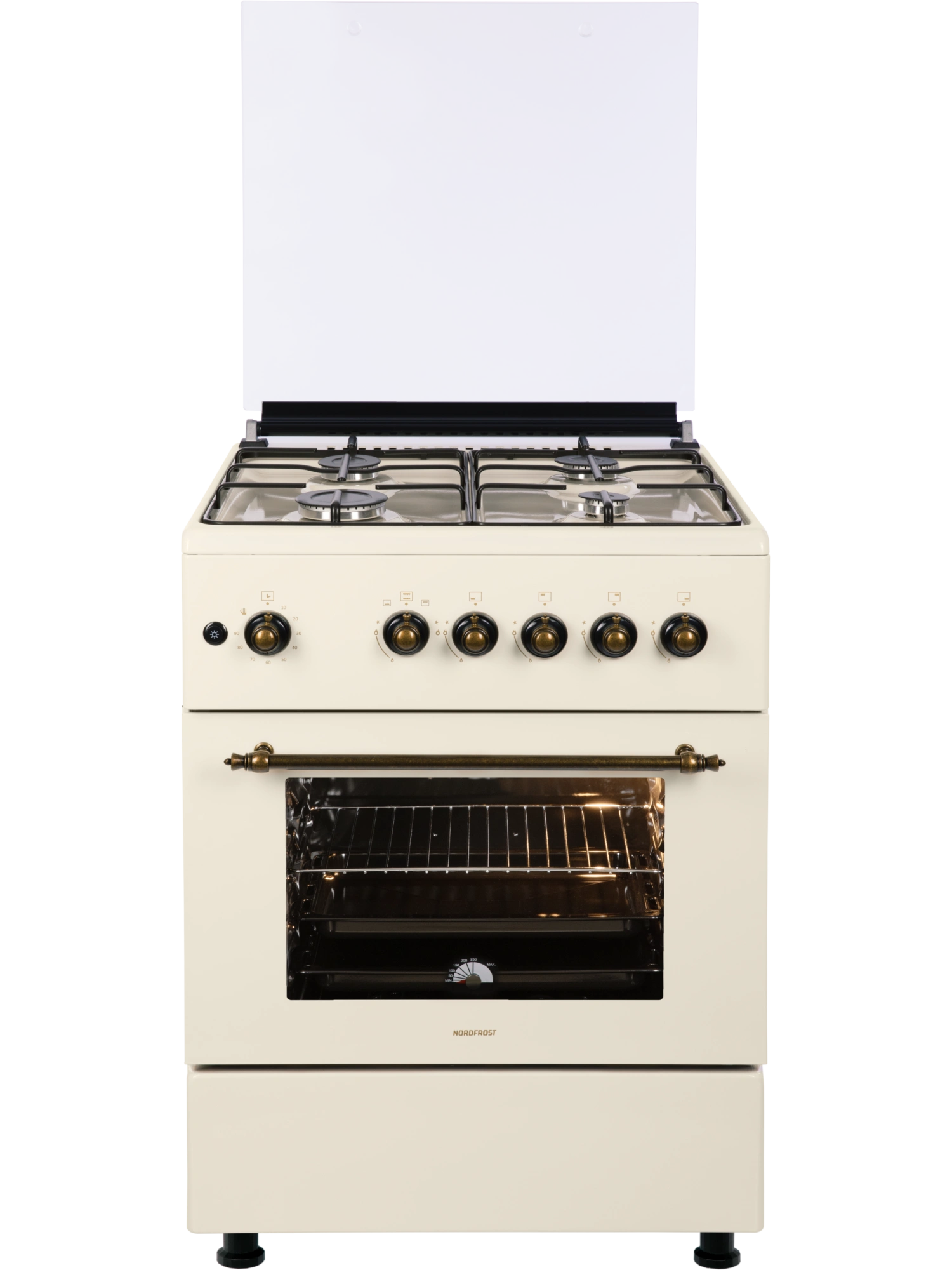 Плита газовая NORDFROST GG 6061 Y - Сделано в России (Made in Russia)