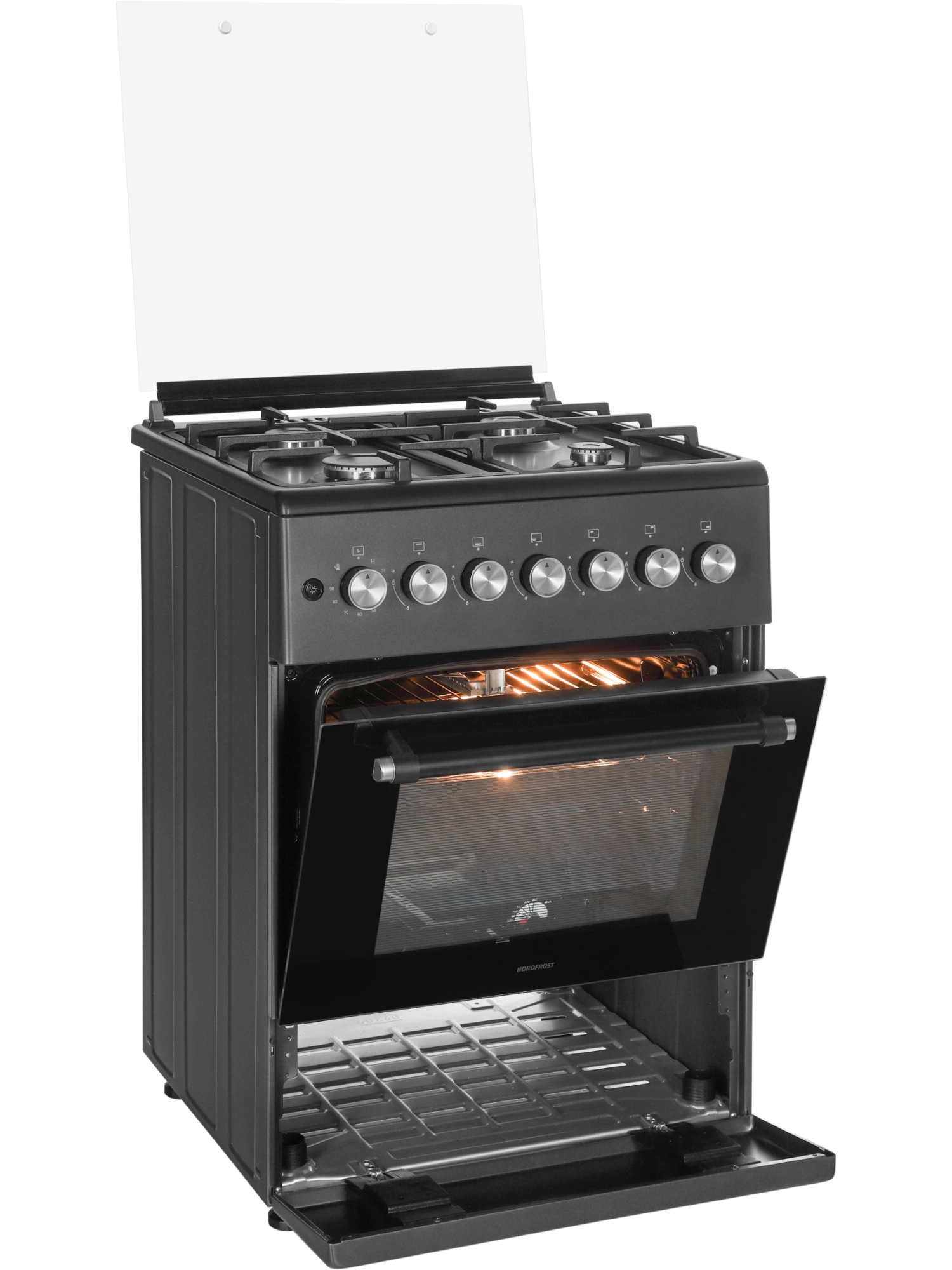  Плита газовая NORDFROST GG 6064 Gd