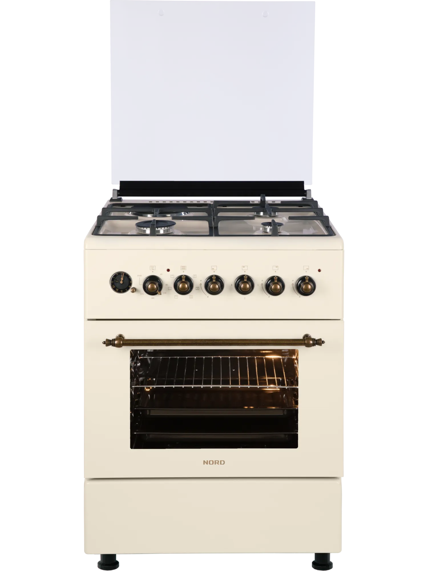 Плита газоэлектрическая NORD GE 6162 YR - Сделано в России (Made in Russia)