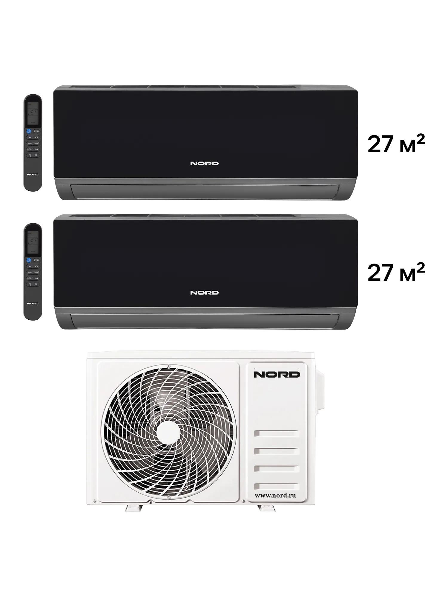 Мульти сплит-система NORD iM 99 BL - Сделано в России (Made in Russia)