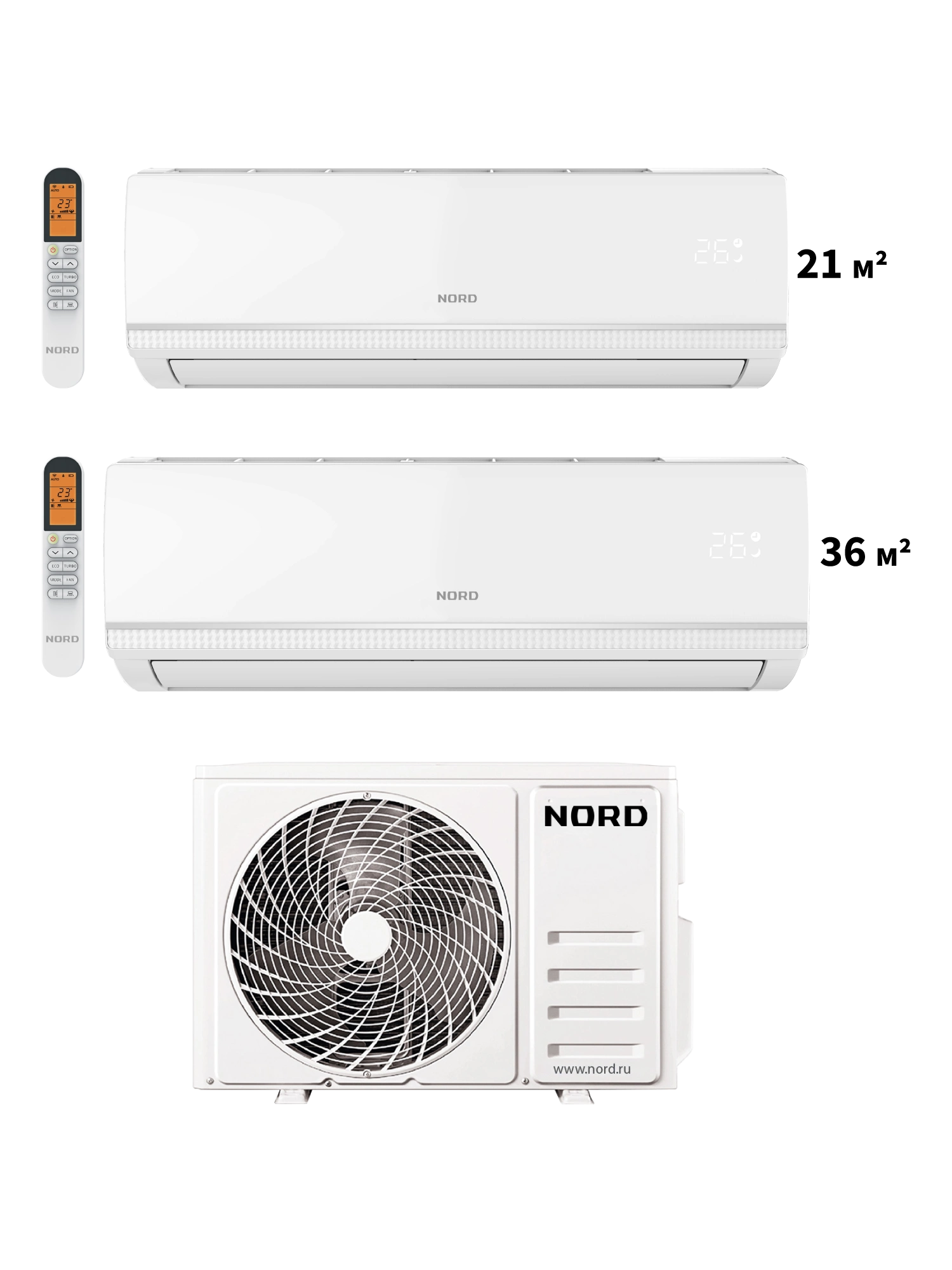 Мульти сплит-система NORD iM712 - Сделано в России (Made in Russia)