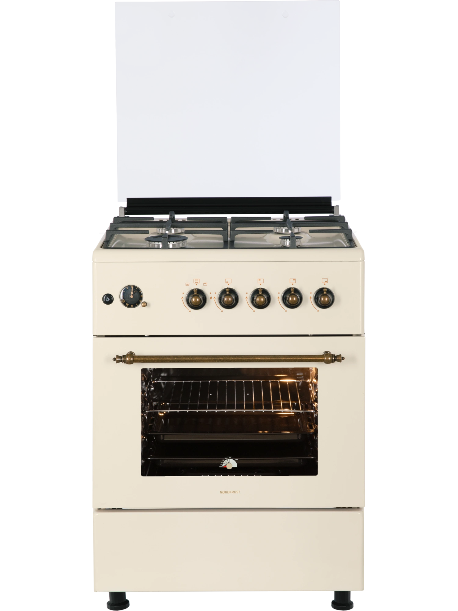 Плита газовая NORDFROST GG 6064 YR - Сделано в России (Made in Russia)