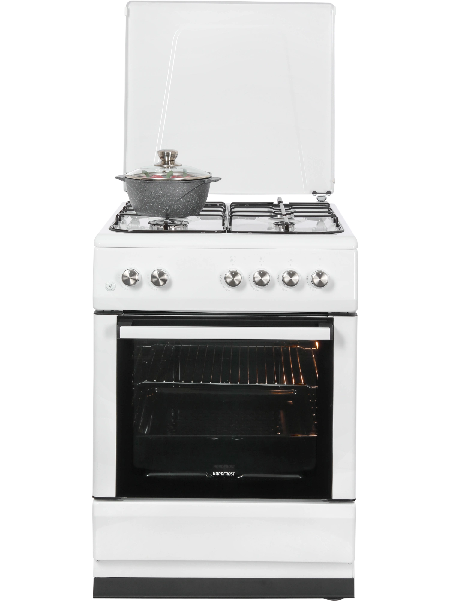  Плита газовая NORDFROST GG 6061 W