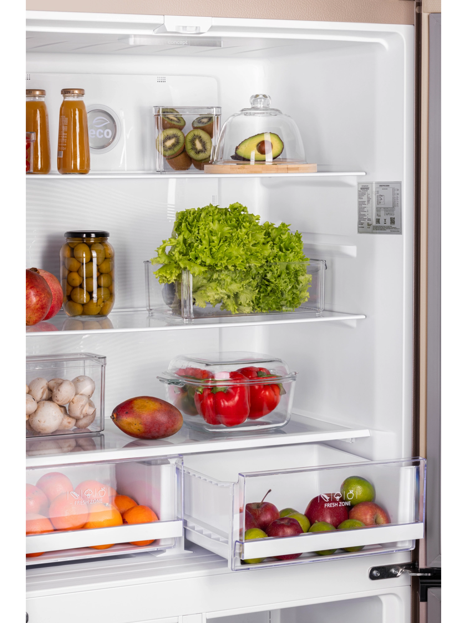  Холодильник NORDFROST RFQ 500 NFGY