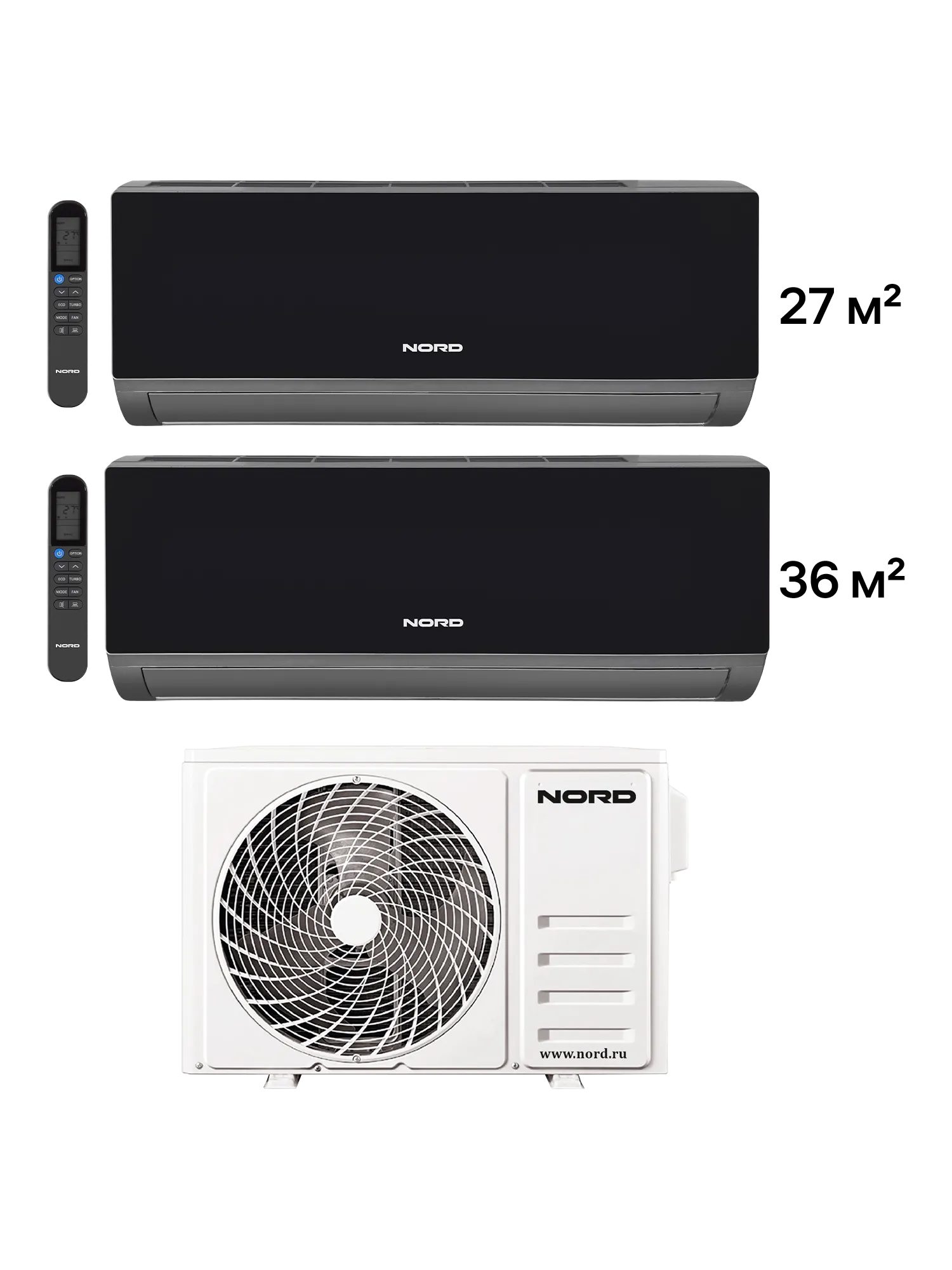 Мульти сплит-система NORD iM 912 BL - Сделано в России (Made in Russia)
