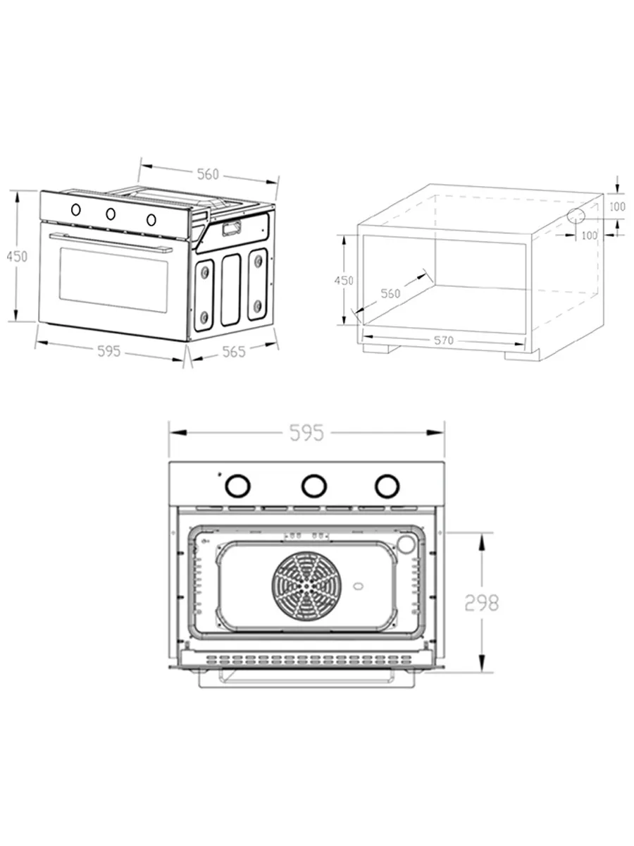  Духовой шкаф NORDFROST HM 5060 B