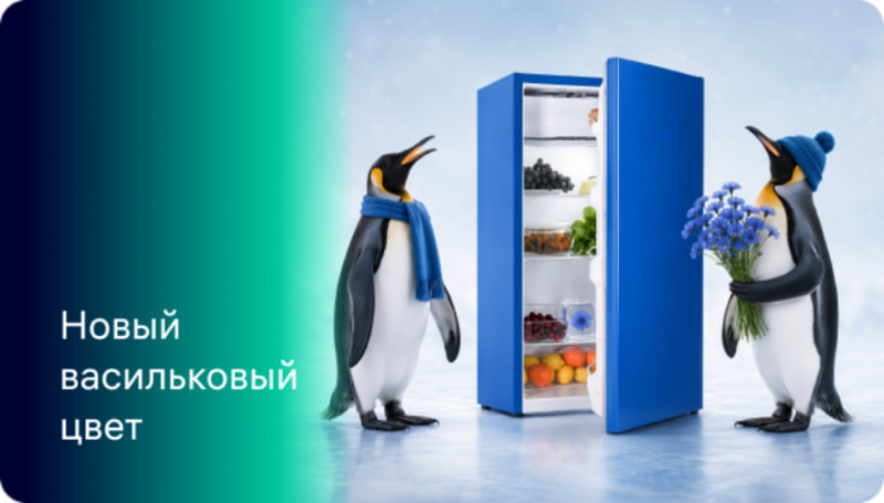 С Днем России! Представляем лимитированную линейку мини-холодильники NORD в патриотичном синем цвете NORD